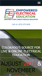 Mobile Screenshot of empoweredelectricaleducation.com